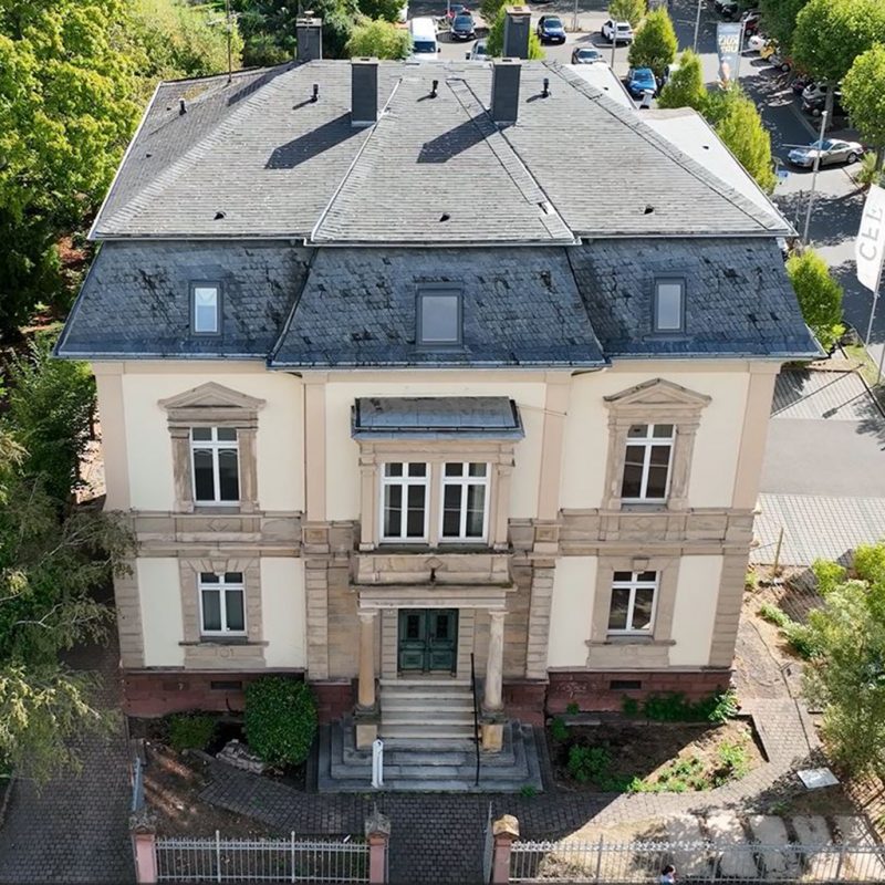 Koppsche Villa Luftaufnahme